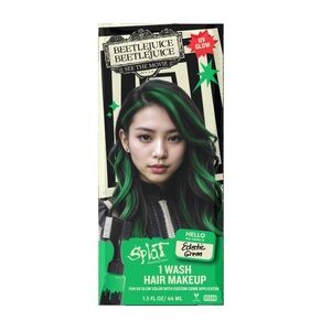Splat Eclectic Green Hair Makeup